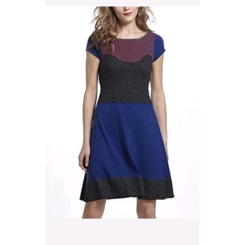 Anthropologie Sparrow Colorblock Sweater Dress Sz M Angora Wool Cashmere Blend